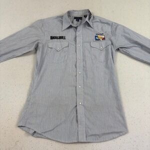 Billy Bob's Texas Fort Worth Cowboy Pearl Snap Shirt Western Rodeo Dance 15.5 35